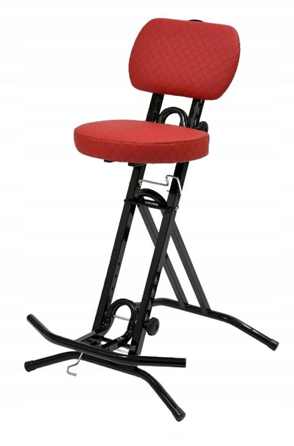 Krzesło kontrabasowe pikowane RED Economy (siedzisko Thick-ruchome oparcie)