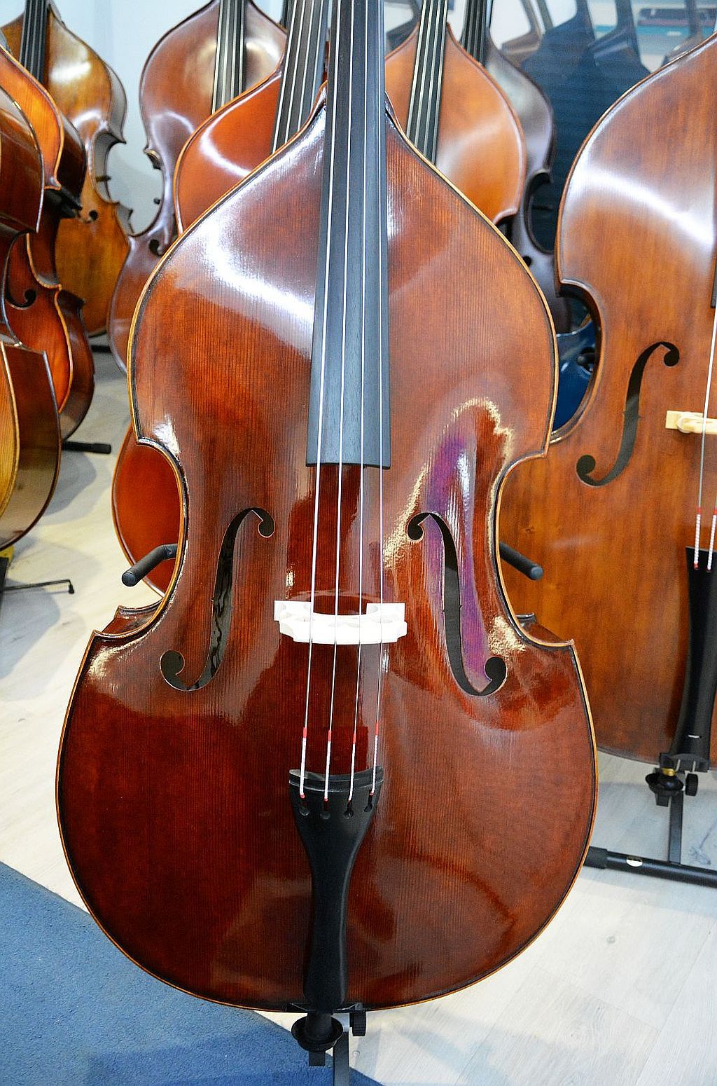 Kontrabas lutniczy Heinz Lehmann ½ struny Pirastro Flexocor DELUXE SOLO