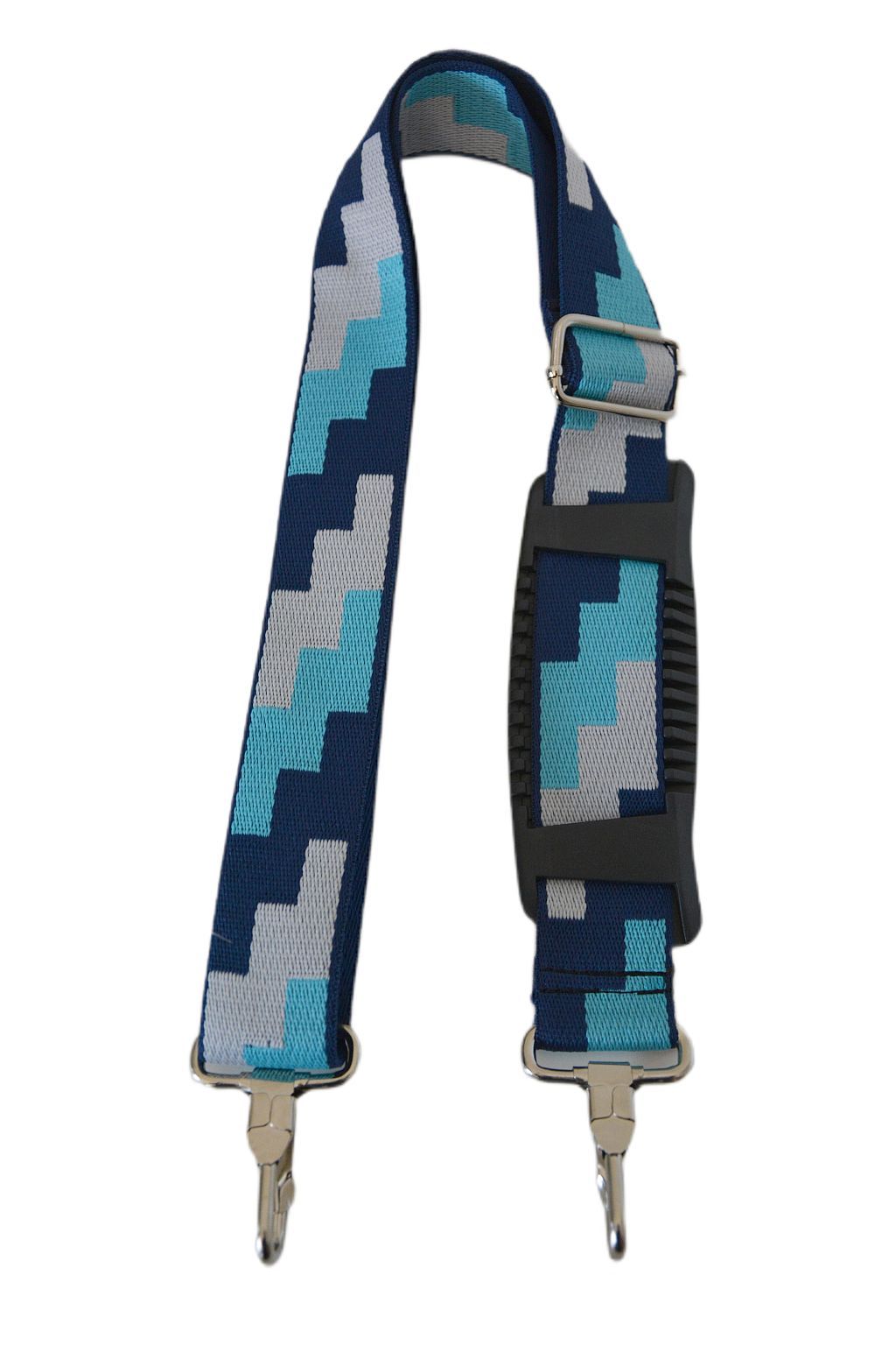 pasek do futerału szaro turkusowy