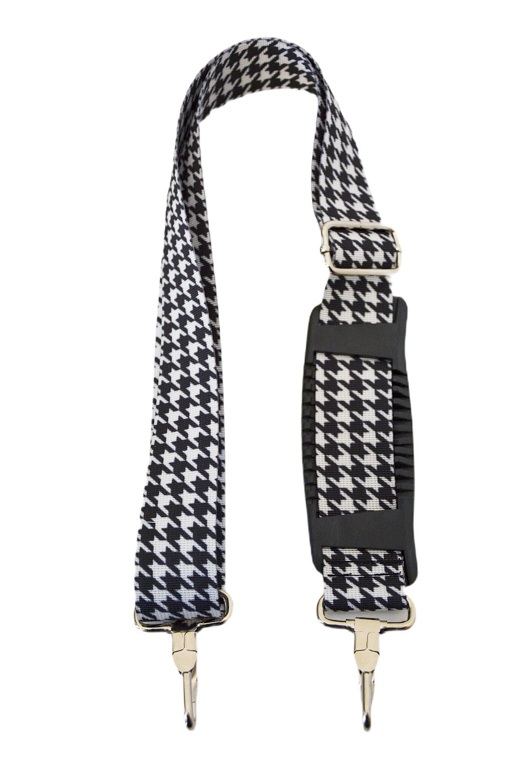 pasek do futerału czarno biały