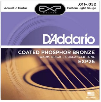 Struny gitarowe D’Addario (akustyk) EXP26