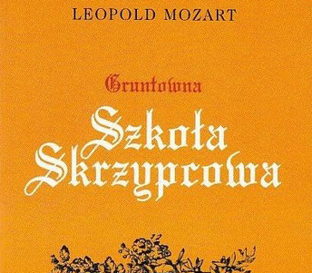 Książka Gruntowna Szkoła Skrzypcowa Leopold Mozart 
