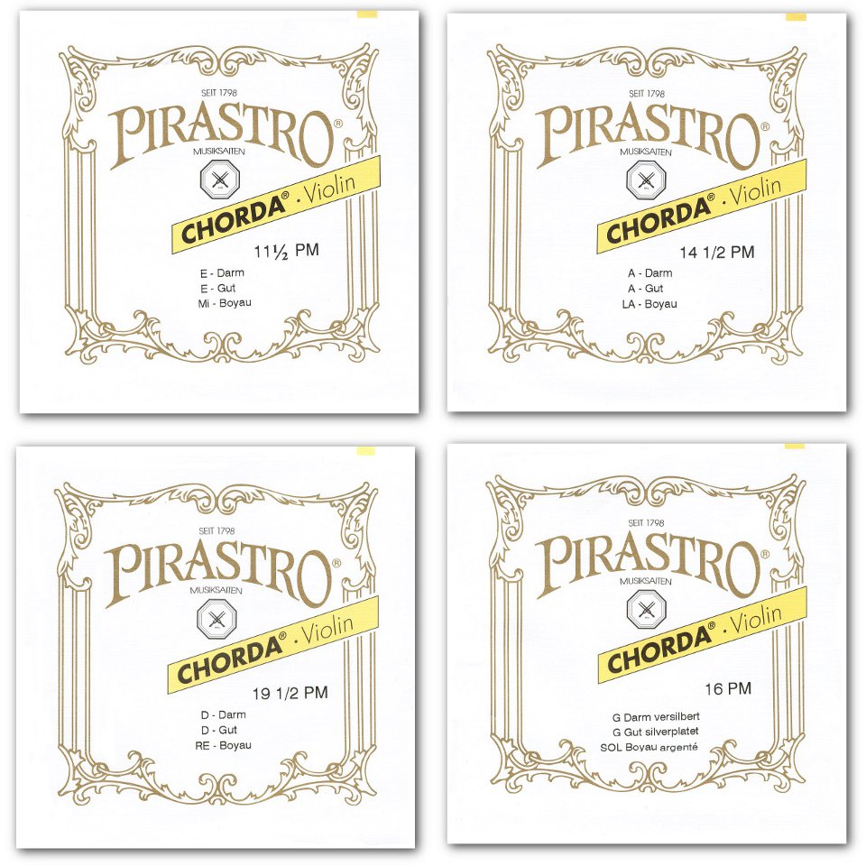 PROMOCJA!!! Struny skrzypcowe PIRASTRO CHORDA barokowe 4/4 – komplet