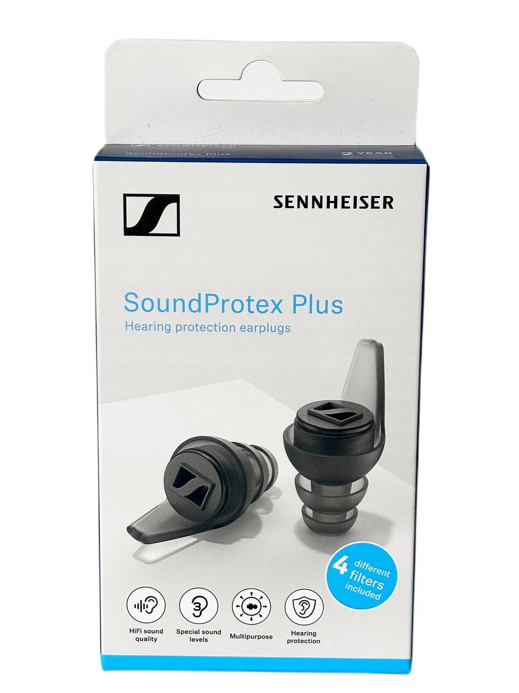 Zatyczki do uszu SoundProtex Plus z wymiennymi filtrami akustycznymi